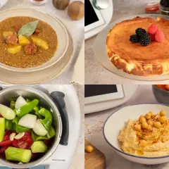 Lentejas, tarta de queso, verduras en Thermomix y hummus. Recetas Thermomix para dejar hechas y disfrutar.