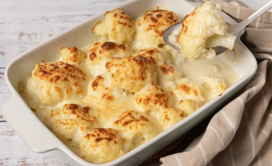 Coliflor con bechamel perfecta - Cremosa y sin grumos