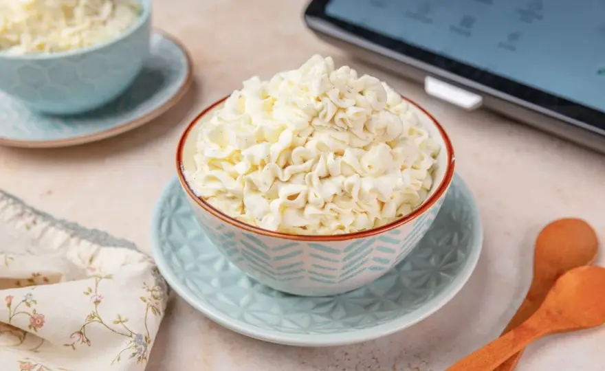 Nata montada en Thermomix - Trucos para que quede firme
