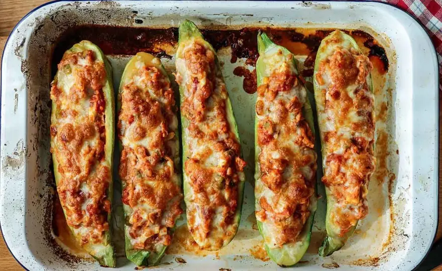 Calabacines Rellenos - Jugosos y Gratinados Siempre