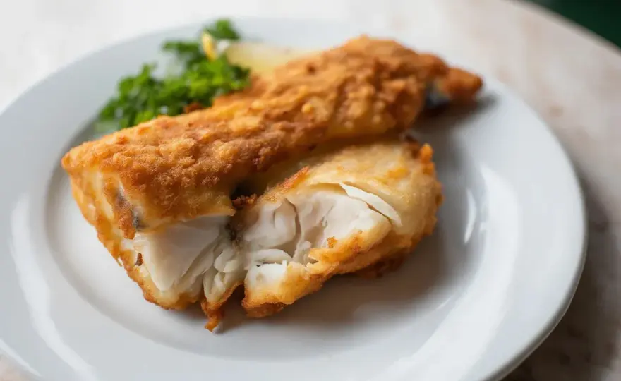 Bacalao rebozado crujiente - El secreto para que no quede graso