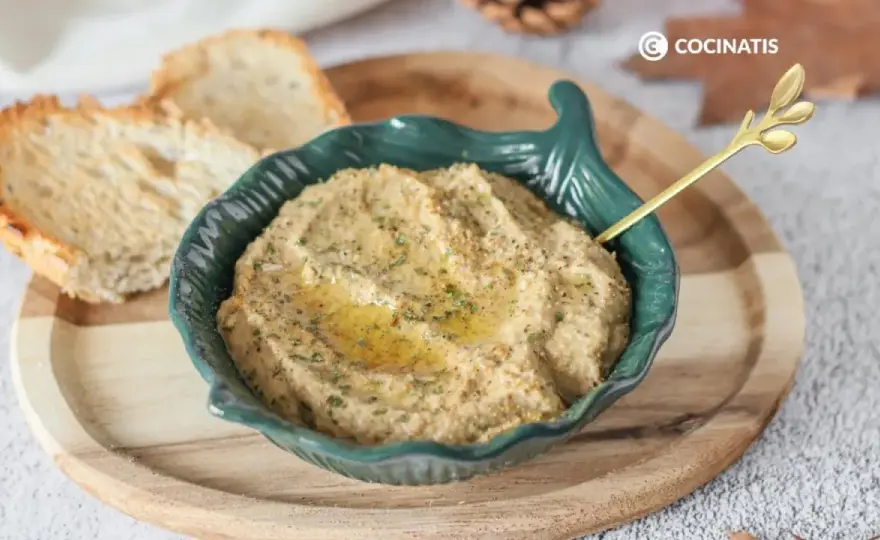 Paté de berenjena perfecto - Cremoso, sin amargor y sabroso
