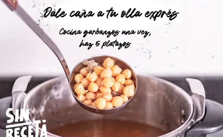 Garbanzos en olla express - Tiernos sin deshacerse: mi método